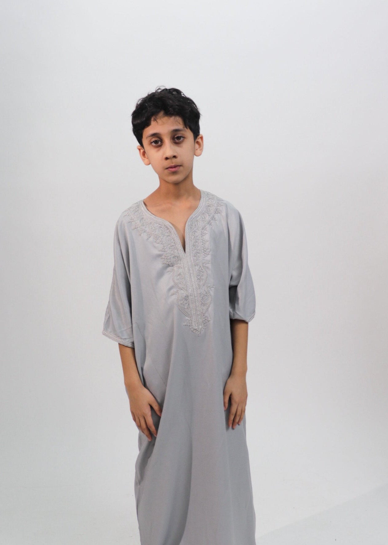 Knight Grey Kids Gandoura