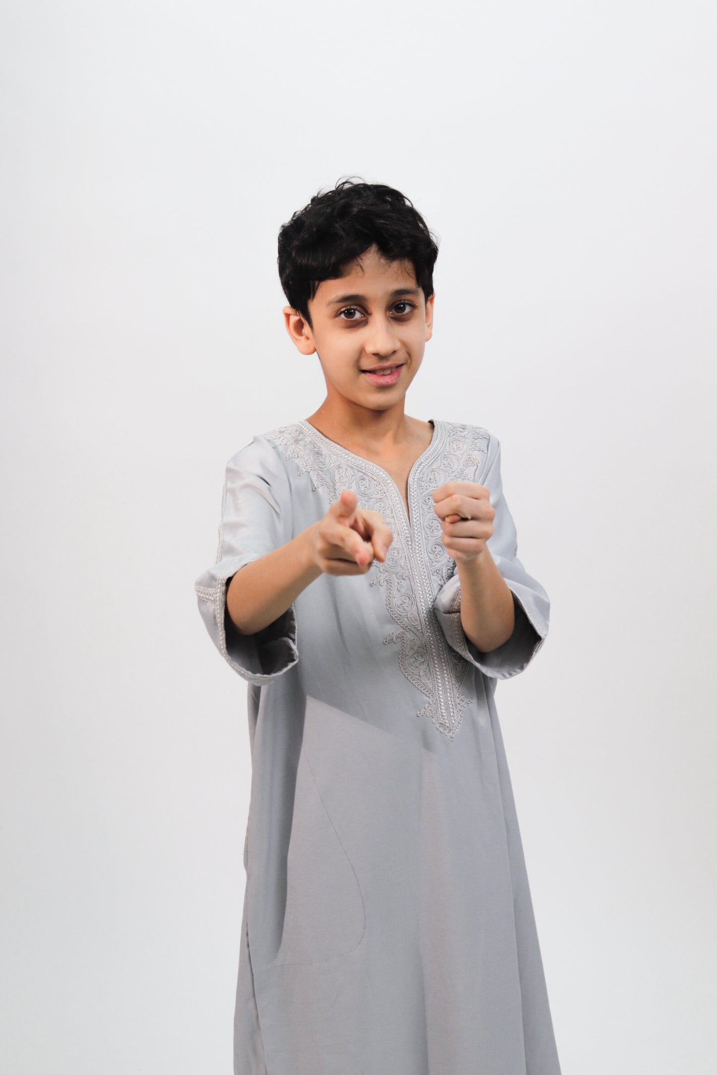 Knight Grey Kids Gandoura
