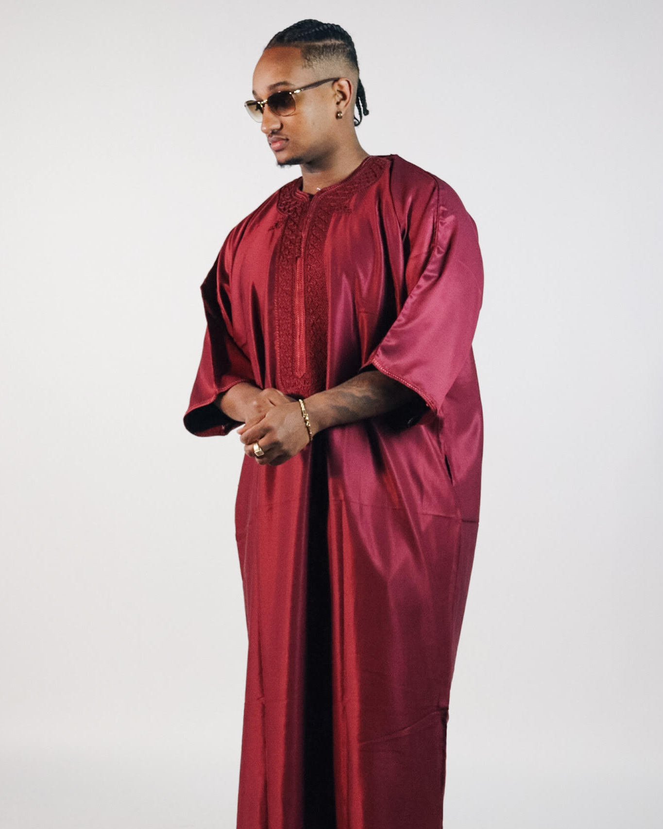 Pomegranate Red Gandoura