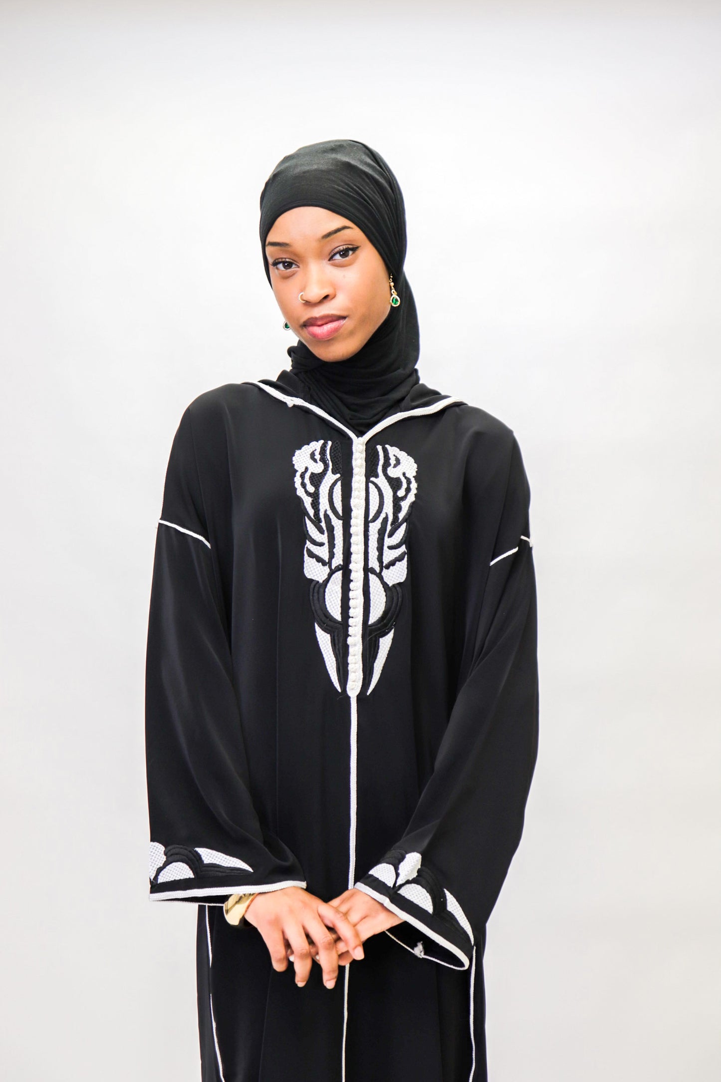 Dime Black Djellaba