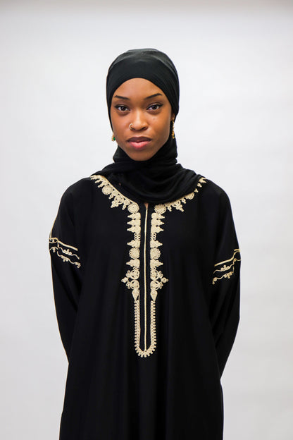 Malika Noir Gandoura