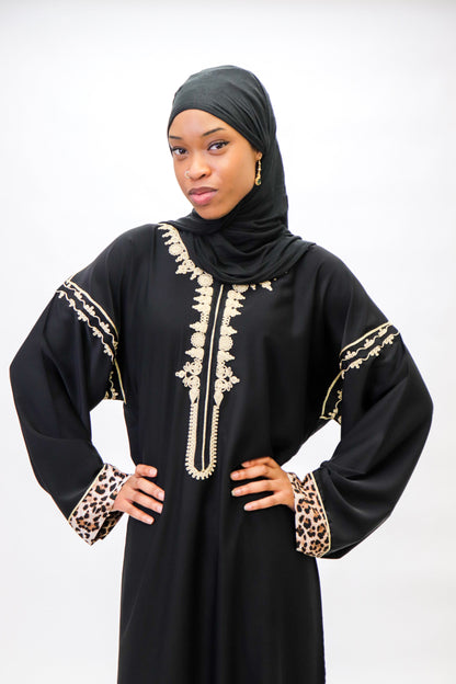 Malika Noir Gandoura